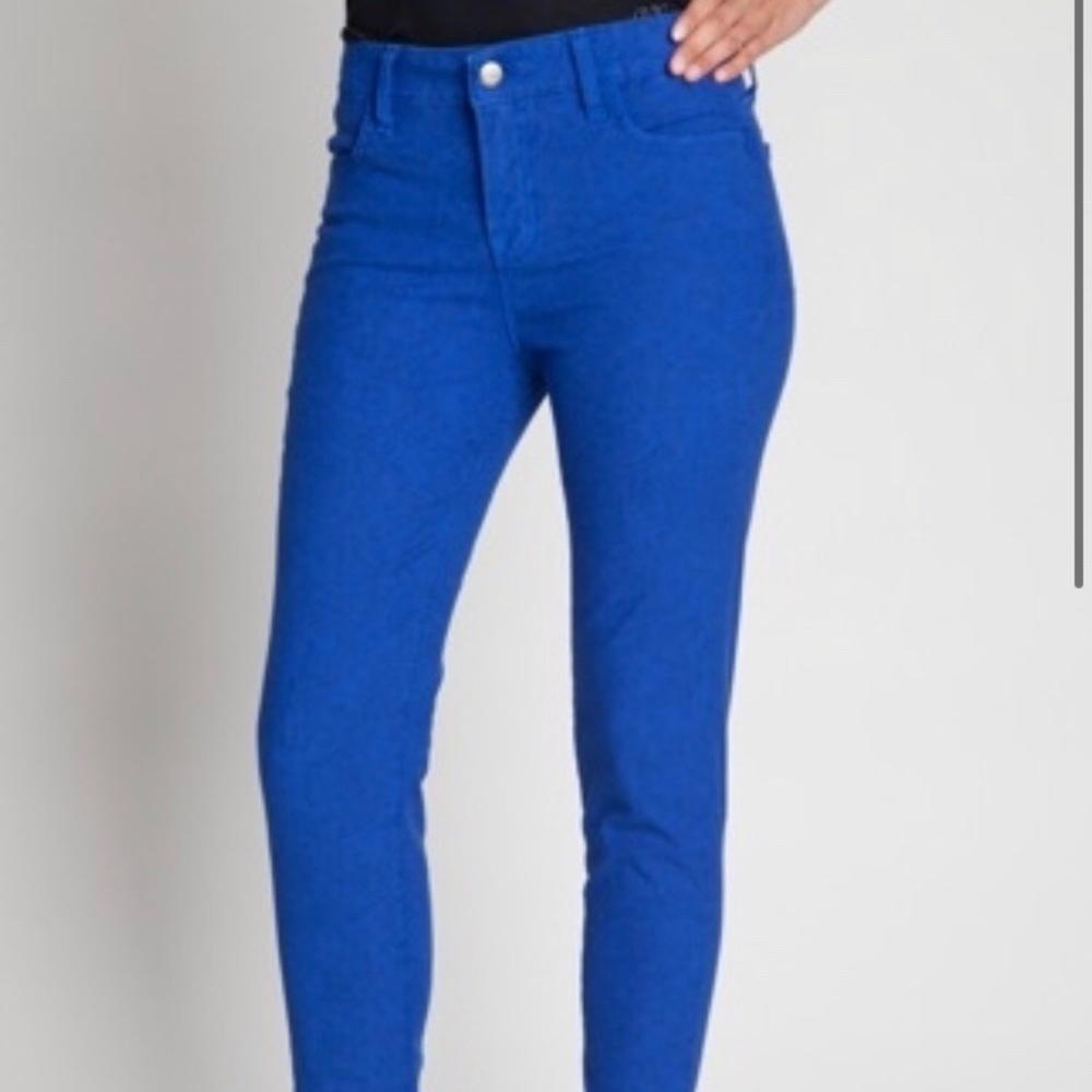Bright Blue High Waisted Jeans